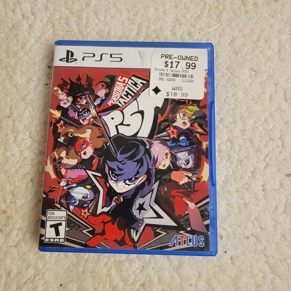 Sony Playstation 5 PS5 Persona 5 Tactica P5T Video Game